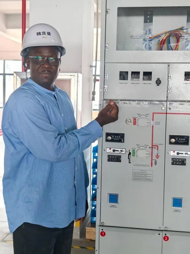 Contrôle d’une armoire électrique industrielle